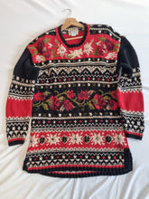 Load image into Gallery viewer, Vintage Heirlooms Collectibles Chunky Cottagecore Knit L
