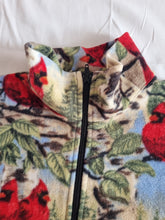 Load image into Gallery viewer, Red Cardinal Bird Vintage Fleece L
