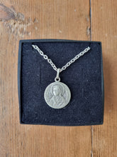 Load image into Gallery viewer, Saint Bernadette 2 sided charm Necklace

