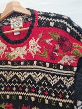 Load image into Gallery viewer, Vintage Heirlooms Collectibles Chunky Cottagecore Knit L
