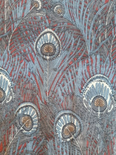 Load image into Gallery viewer, Vintage Liberty of London Tana Lawn Hera Peacock Print Cotton Scarf
