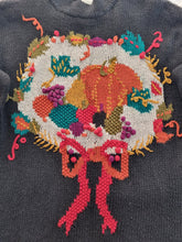 Load image into Gallery viewer, Vintage Handknit Ladies Black Turtleneck Cottagcore Jumper M
