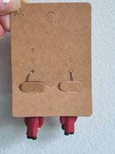 Load image into Gallery viewer, Vintage Santa Figurine Earrings
