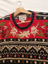 Load image into Gallery viewer, Vintage Heirlooms Collectibles Chunky Cottagecore Knit L
