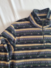 Load image into Gallery viewer, Woods Green Stripe Vintage Fleece XL
