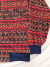 Load image into Gallery viewer, Glacier National Park Patterned Vintage Fleece L
