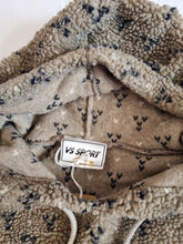 Load image into Gallery viewer, Moose Soft Brown Hooded Vintage Fleece M/L
